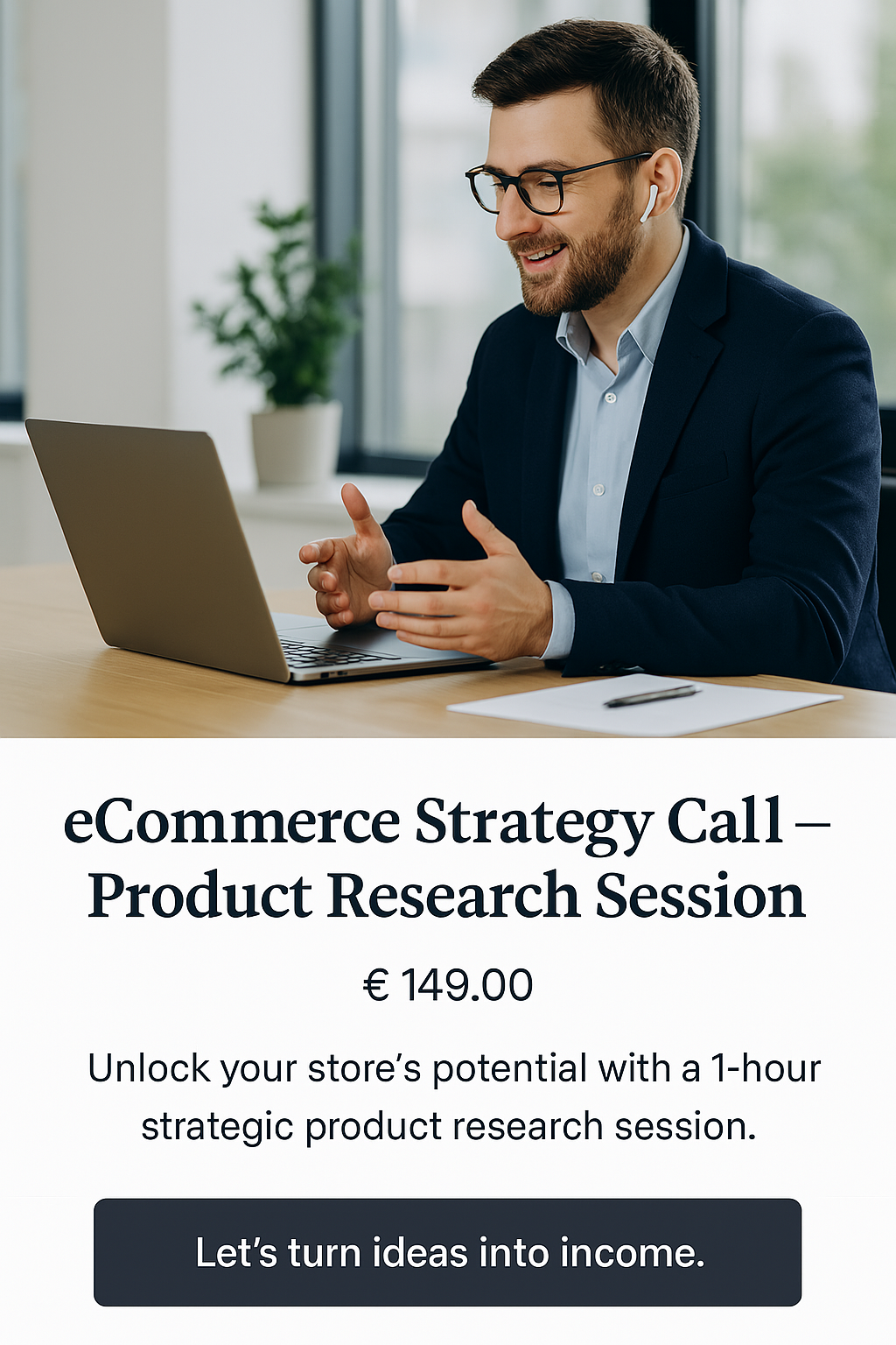 eCommerce Strategy Call – Product Research Session